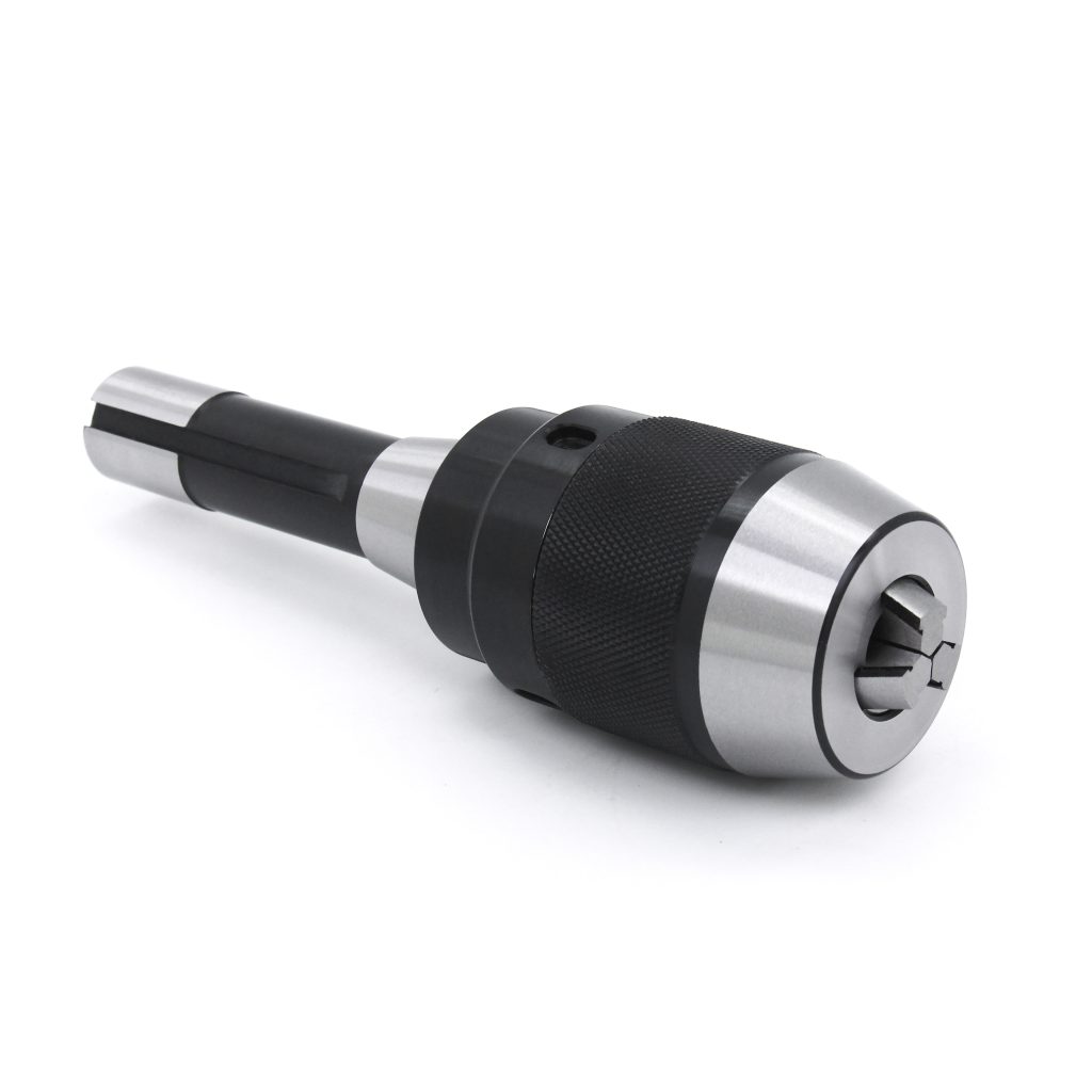 Suporte de mandril de perfuração sem chave integrado OLICNC® R8 Shank Apu16